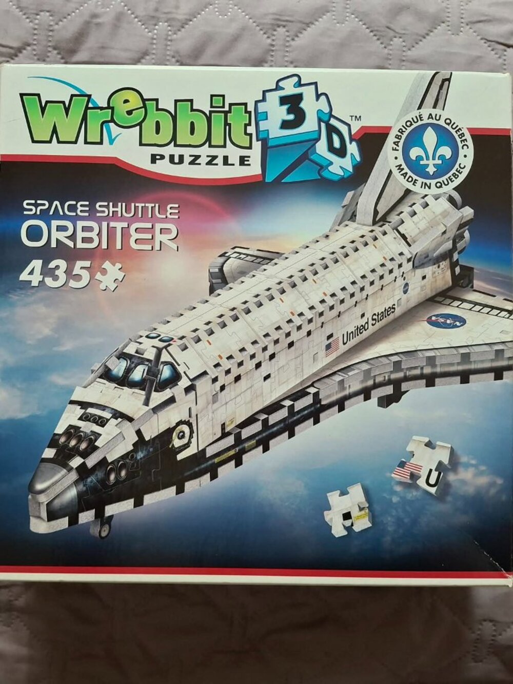 Wrebbit 3D puzzle - Space Shuttle Orbiter - 435 pieces
